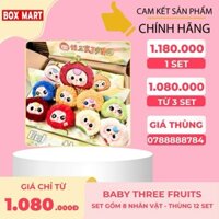 ( Hàng có sẵn )Móc Khóa Baby Three Fruit Xinh Xắn