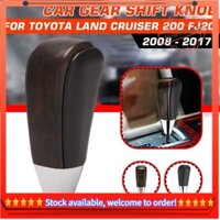 [/ Hàng có sẵn] Núm chuyển số tự động trên ô tô Cần số bằng gỗ đậm cho Land Cruiser LC200 2008 - 2020