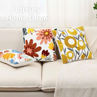( Hàng Có Sẵn ) Vỏ Áo Gối Tựa Lưng Gối Vuông Trang Trí Sofa Cho Phòng Khách Hiện Đại , Khách Sạn , Quán Cafe