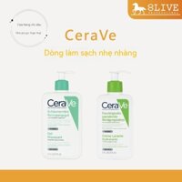 【 Hàng có sẵn】Bộ sản phẩm sữa rửa mặt Cerave làm sạch sâu (473ml) và sữa dưỡng ẩm cho da khô (236ml)