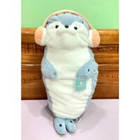 [ Hàng Đài Loan ] Bé gấu bông Hải Cẩu đeo tai nghe, size BIG 70cm, lông đẹp mịn, hàng xịn sò, mới 100%, full tem tag.
