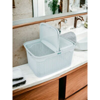 ( HÀNG ĐẸP ) GIỎ LÀN QUAI XÁCH HÀN QUỐC CÓ NẮP THÔNG MINH ĐỰNG ĐỒ CHO MẸ & BÉ ĐI SINH ĐA NĂNG