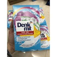 ( Hàng Đức )GIẤY CHỐNG PHAI MÀU QUẦN ÁO KHI GIẶT DENKMIT