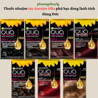 ( HÀNG ĐỨC)  Nhuộm tóc Garnier Olia lành tính Phủ bạc 5.0,4.62,3.0,4.15