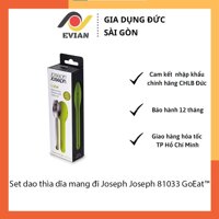 [ HÀNG ĐỨC ] Set dao thìa dĩa mang đi Joseph Joseph 81033 GoEat™ - Kompakte Edelstahl Besteck-Set - Grün VE 6