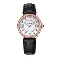 [ HÀNG HIỆU] ĐỒNG HỒ NỮ WWOOR 8807 DÂY DA CAO CẤP - HÀNG CHÍNH HÃNG