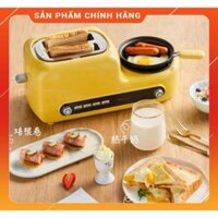 🐻[ HÀNG HOT GIÁ SALE ] 🐻-  [ MÁY NƯỚNG BÁNH MỲ KÈM BẾP MINI - MÁY LÀM ĐỒ ĂN SÁNG ĐA NĂNG  ‼️