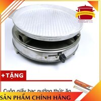 [ HÀNG HÓT NHẤT ] Combo Bếp Nướng Cồn Và Chảo Gang Tặng Giấy Bạc [ SALE HÔM NAY ]
