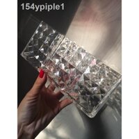 ✴ ✿ (HÀNG HOT)Hộp đựng cọ mỹ phẩm để bàn vẽ chân mày bằng nhựa Bút chì kẻ lông Ống đánh phấn mắt