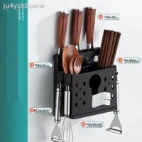 ❧ ✶ (HÀNG HOT)☁✠Kệ đựng đũa inox thùng đựng dao treo tường thoát nước giá bếp đa năng giá để bát đũa giỏ đựng đũa lồng đ