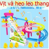 ( HÀNG LOẠI 1) Bộ Vịt Leo Thang Phát Nhạc Cực Hay, Nhựa ABS Siêu Đẹp, Dễ Thương Cho Bé