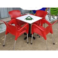 [ HÀNG LOẠI 1] Ghế cà phê nhựa đúc nữ hoàng nhiều màu chất lượng HGH039