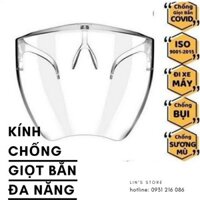 [ HÀNG LOẠI 1] Kính Chống Giọt Bắn Phòng Dịch FACE SHIELD/ Kính Chắn Giọt Bắn Trẻ Em , Người Lớn,Hoá Chất Độc Hại.