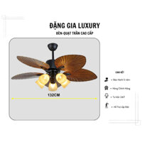 [ HÀNG LOẠI I INVERTER ] Quạt trần đèn hình lá cọ kiểu dáng độc lạ trang trí phòng khách-chung cư-biệt thự-nhà hàng