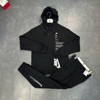 [ Hàng Mới 2024 ] Bộ, Set thể thao thu đông mũ trùm túi bụng Nike Jordan họa tiết chữ LA 1-1 on web