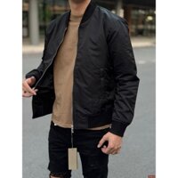 [ Hàng Mới 2025 ] Áo khoác Bomber gió Dior Đen logo chữ thêu lưng túi bụng LA