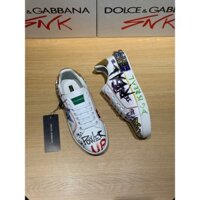 [ Hàng Mới 2025 ] Giày sneaker Dolce Gabbana Trắng họa tiết đính đá màu sắc Fullbox Phụ Kiện