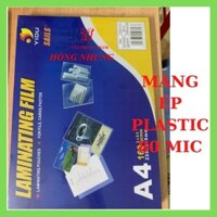 [ Hàng Mới] Ép Plastic A5 Yidu 80 Mic ( Laminating Film)/ Ép Plastic A4 Yidu 80 Mic (Laminating Film), Xấp 100 Cái