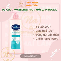 [ HÀNG MỚI LÊN KỆ ] Kem Dưỡng Thể Vaseline FRESH & BRIGHT COOLING -4C Có Vòi 500ml Thái Lan Chính Hãng 100%