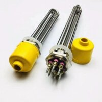 [ hàng mới ] Thanh nhiệt củ ren 59 inox 304. dài 50cm - 60cm . đun các bồn nước, bồn dầu lớn