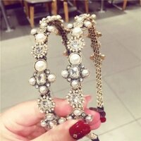 ( HÀNG MỚI VỀ ) Bờm tóc đính hạt thời trang dành cho phái nữ