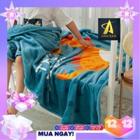 [ Hàng mới về] Mền lông tuyết 1 lớp cho bé cao cấp A kích thước 1m x 1m4 ấm áp mềm mại