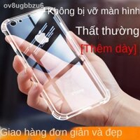 ۞ [HÀNG MỚI VỀ]☽IPhone 6 / 7p 8iPhone6splus trong suốt chống rơi x silicone XR bao gồm cả Xs Max vỏ mềm cho nam và nữ