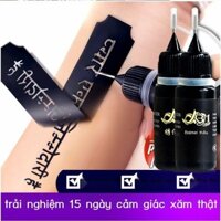 ♂ [HÀNG MỚI VỀ]Kem xăm Henna bán vĩnh viễn mẫu rỗng hình ảnh lớn nam nữ chữ kem nước trái cây Kobe hình xăm dán bền chốn