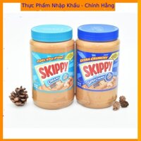 [ hàng mỹ] Bơ lạc (đậu phộng) Skippy Peanut Butter Chunky 462g