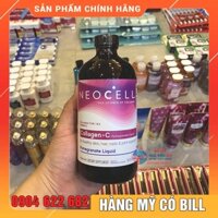 [ Hàng Mỹ có Bill ] Collagen lựu dạng nước NeoCell Collagen +C Pomegranate Liquid ( 473ml )