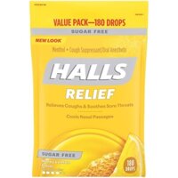 ( Hàng Mỹ ) Kẹo Halls vị chanh mật ong 180v sugar free🇺🇸
