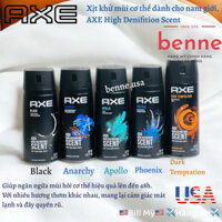 [🇺🇸 Hàng Mỹ] Xịt khử mùi toàn thân dành cho Nam Axe Body Spray Deodorant For Long Lasting Odor Protection 113g của Mỹ