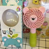 ( HANG NEW ) ( NANI ) ( HP123)  Quạt cầm tay- So cute- hình con gấu  NTM94