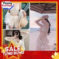 -HÀNG NHẬP KHẨU Áo Bra Đi Biển Nữ 🌸 Áo len đan móc bikini sexy đi bơi SIÊU HOT 🌸 Liên hệ mua hàng 084.209.1989