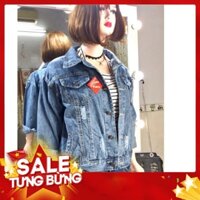 -HÀNG NHẬP KHẨU Áo khoác jean rách bụi bặm Liên hệ mua hàng 084.209.1989