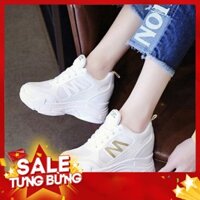 - Hàng nhập khẩu  Giày Thể Thao Nữ Màu Trắng G27 Đế Cao, Giày Sneaker Nữ Đế Dày Độn 7cm Hot 2020 Liên hệ mua hàng 084.20
