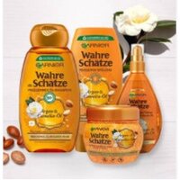 [ Hàng Nội Địa ĐỨC ] Bộ dầu gội, xả, ủ, dưỡng tóc Garnier Wahre Schatze ARGAN&CAMELIA-OL