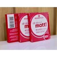 ( Hàng Nội Địa Đức )Giấy thấm dầu Matte Control oil paper Essence.