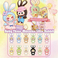[ HÀNG SẴN - AUTHENTIC 100%] BLIND BOX BABY THREE MACARON THỎ BUNNY DỄ THƯƠNG ĐÁNG IÊUU VÔ CÙNG