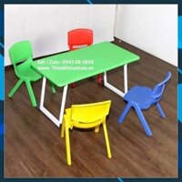 ( HÀNG SẴN )  Bàn học cho bé gấp gọn không kèm ghế