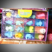 ( hàng sẵn )Combo 16 mochi squishy dẻogiao mẫu ngẫu nhiên