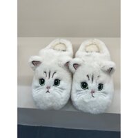 ( Hàng sẵn )Dép Bông Đi Trong Nhà Mùa Đông Ấm Áp Hình Mèo Con Cục Súc Dành Cho Các Cặp Đôi 2022 Giaydeptrend