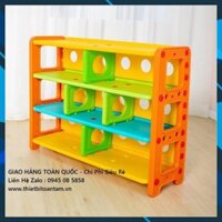 ( HÀNG SẴN )  Kệ tủ mầm non 7 ngăn  đựng đồ cá nhân