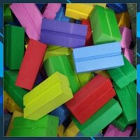 ( HÀNG SẴN )  Mút xốp, mút bitit hình gạch, hình khối các loại nhiều màu sắc