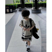 ( Hàng Sẵn ) Set bộ quần áo short ádìdas Bé Trai / Gái phong cách năng động