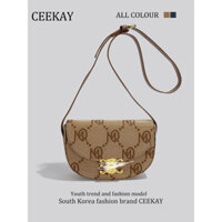 ( Hàng sẵn )Túi  ceekay yên ngựa bán Nguyệt dành cho nữ