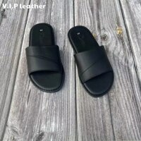 [ HÀNG SIÊU CẤP ]Dép lê nam da bò 2 lớp bảo hành 1 năm