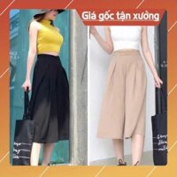 [ Hàng Siêu Cấp] Quần Ống Rộng Đũi Suông , Quần Nữ Ống Rộng Xếp Ly Siêu Hot , Lên Form, Dáng Chuẩn Mã_SEN002