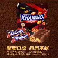 [ Hàng Tết về ] Combo 2000g Kẹo khanwo Socola đậu phộng / Bánh Sandwich Đậu Phộng Socola / thanh năng lượng món quà biếu