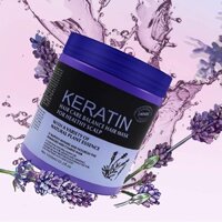 ❀▥[ HÀNG TỐT ]Kem ủ tóc KERATIN COLLAGEN 1000ML LAVENDER BRAZIL NUT - hấp cung cấp dưỡng chất tự nhiên